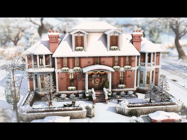 Christmas Family Home  | The Sims 4 | Stop Motion Build [no CC]