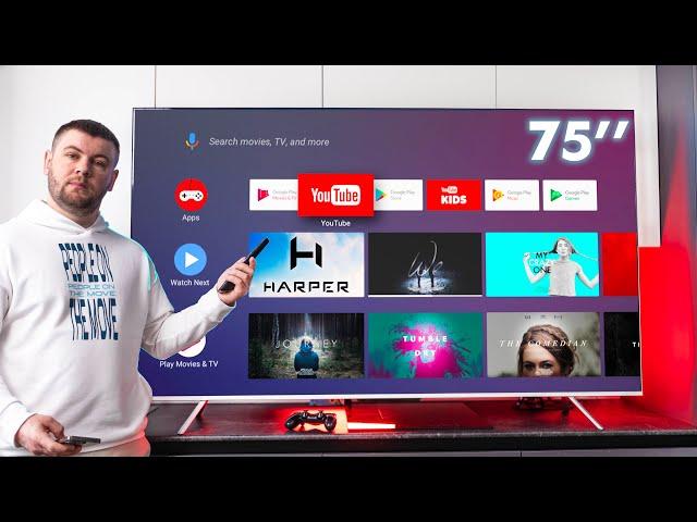 САМЫЙ ПОКУПАЕМЫЙ ТЕЛЕВИЗОР HARPER 75 ДЮЙМОВ 2024! Harper 75U770TS 4K ANDROID TV