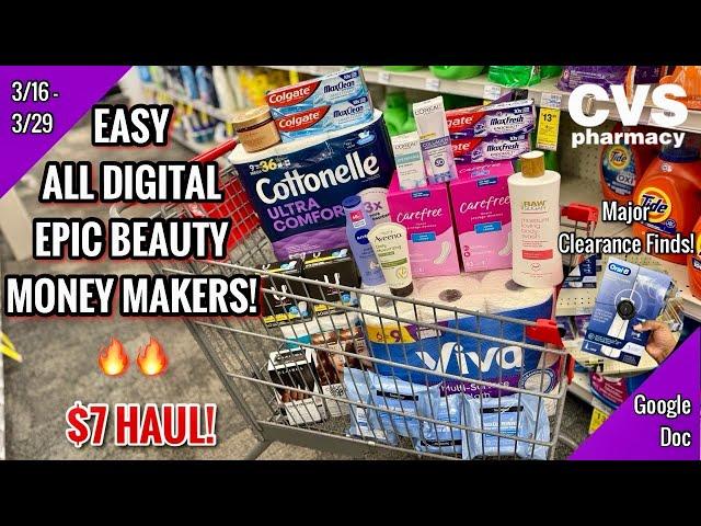 CVS Free & Cheap Coupon Deals & Haul | 3/16 - 3/29| EPIC BEAUTY MONEY MAKERS!| Learn CVS Couponing