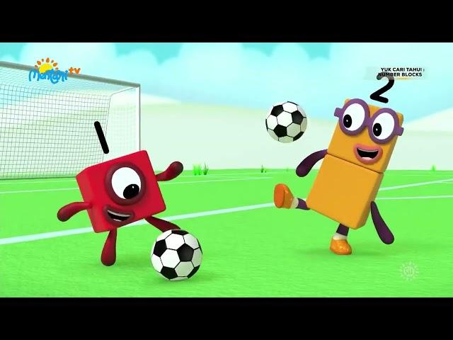 Balok Angka - 11 Bermain Bola | Numberblocks Bahasa Indonesia