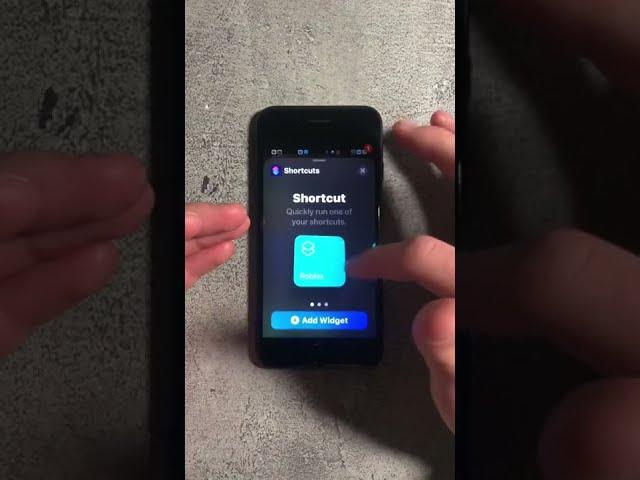 How To Add Shortcuts Widget To iPhone #Shorts