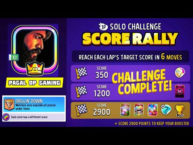 Match Masters Drillin Down Rainbow Score Rally Solo Challenge PaGaL OP Gaming