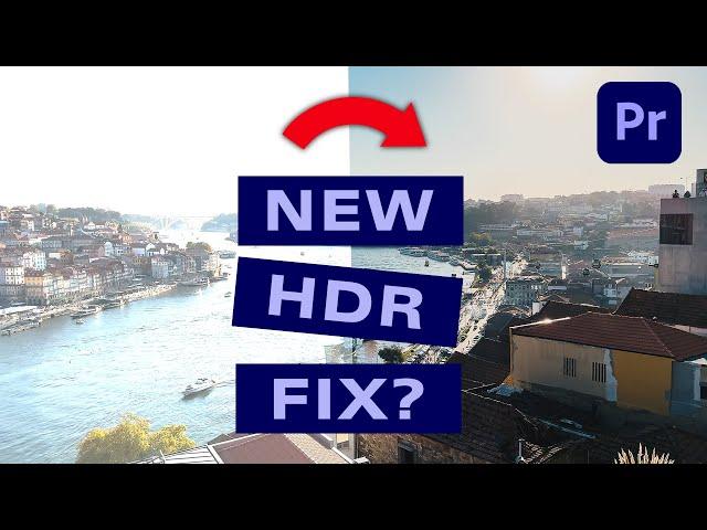 HOW to fix BLOWN OUT iPhone HDR footage in Premiere Pro 2024 (THE CORRECT WAY)