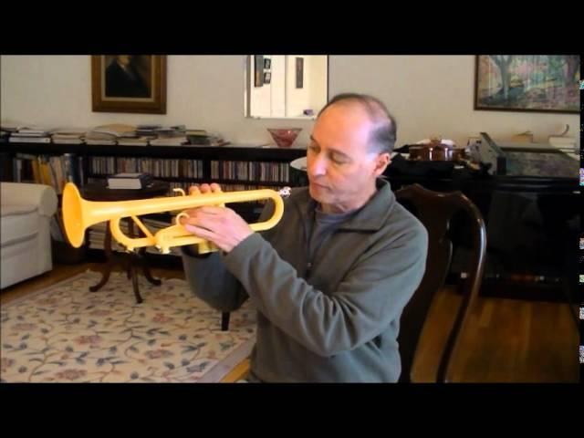 Tromba Plastic Trumpet (Allora Trumpet in USA) Demonstration by Ken Saul