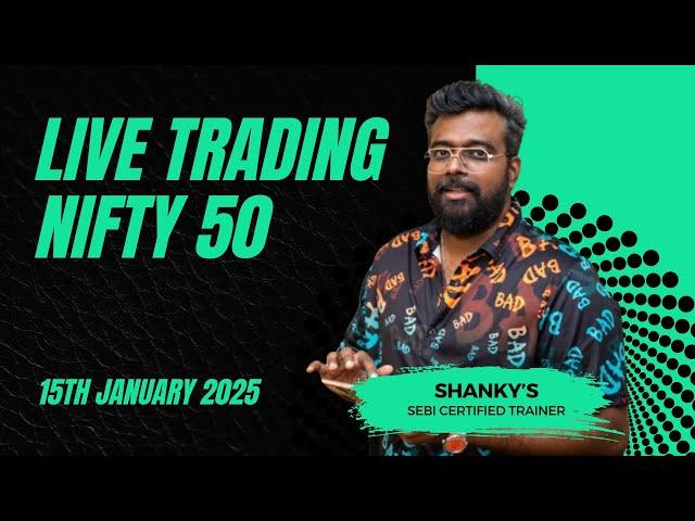 Bank Nifty Live Options Trading: JAN 15th #BankNiftyTradingLive | Learn Trading the Easy Way 2025 .