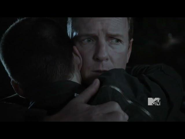 Stiles Thinks Scott Killed His Dad, Stiles Hugs His Dad - Teen Wolf 1x08 Scene