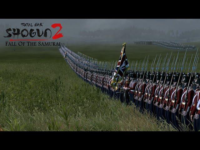 British infantry Destroys a Japanese samurai army - Shogun 2 Total War: Fall of the Samurai