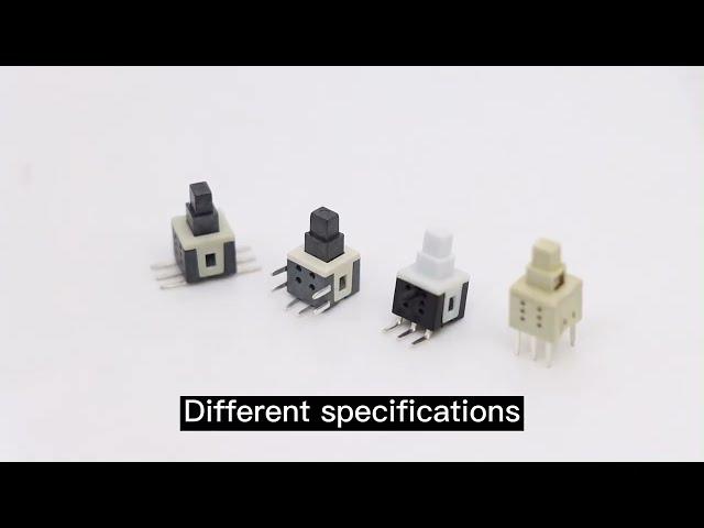 DPDT Micro Push Button Self-Locking Switch