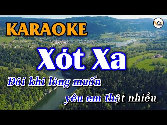 KARAOKE - Xót Xa | Beat Hay | Vici Karaoke