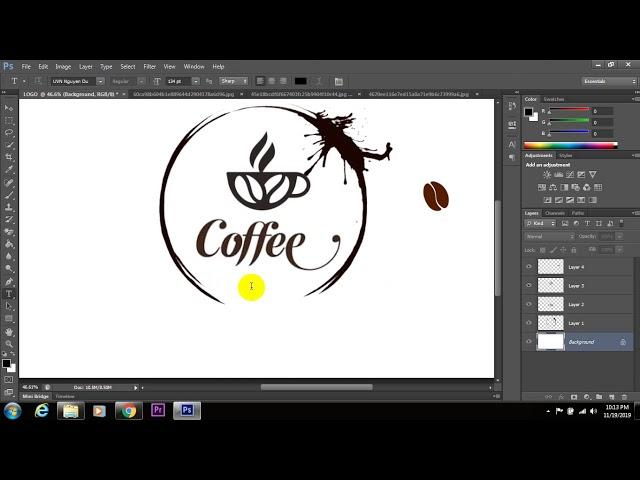 PHOTOSHOP CS6 | Hướng Dẫn Thiết Kế Logo Thương Hiệu Đơn Giản chỉ 5 Phút