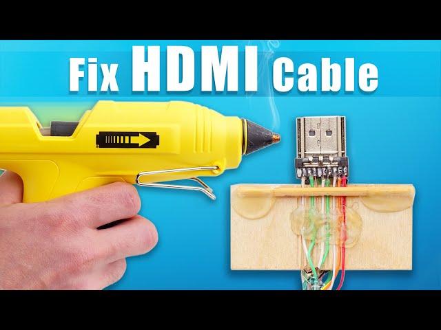 HDMI Cable Repair Without Soldering Skills