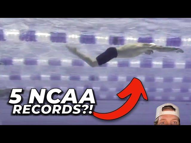 the fastest night of swimming in NCAA history