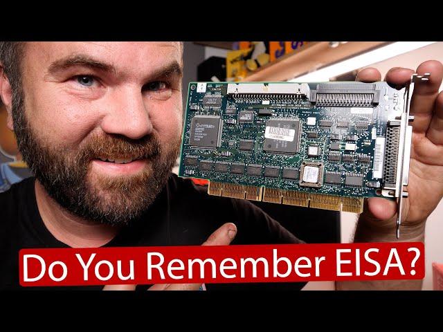 Showing My EISA Card Collection! The 32bit bus before PCI!