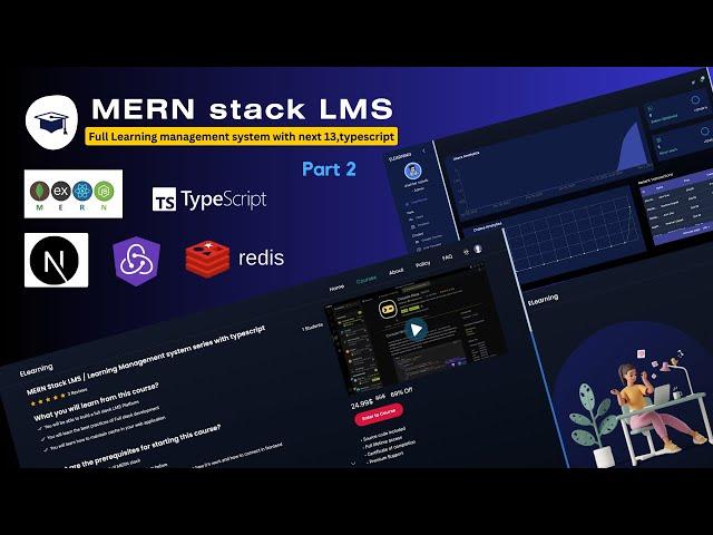 All Functional MERN Stack LMS / Learning Management system series with next 13, TypeScript | Part 2