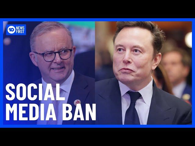 Elon Musk Criticises Australian Government Over Proposed Social Media Ban | 10 News First