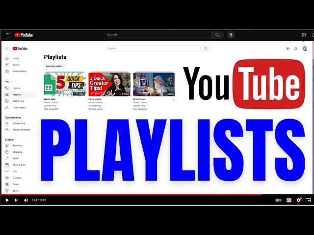 How to Create, Delete & Remove Unavailable Videos from YouTube Playlists