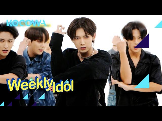 ATEEZ is on Weekly Idol! Check out GUERRILLA... | Weekly Idol Episode 573 | KOCOWA+ | [ENG SUB]