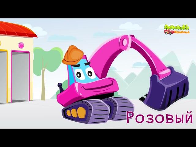 Cartoons, funny cars for kids to learn