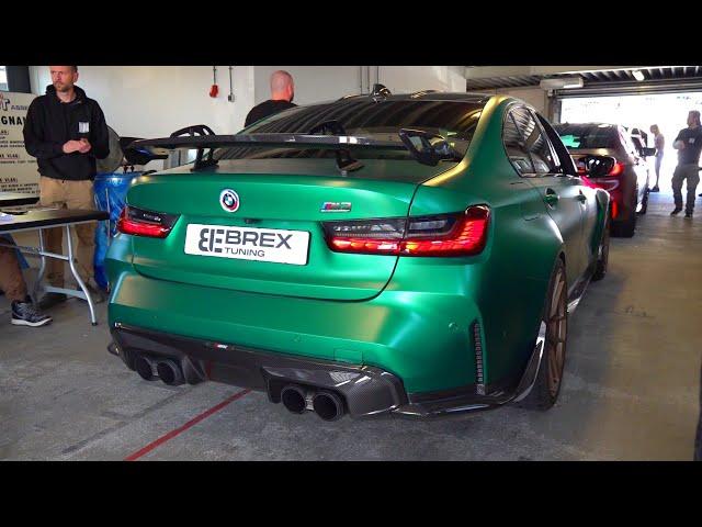 725HP BMW M3 G80 with Akrapovic Exhaust! Accelerations, Revs & Drag Racing!