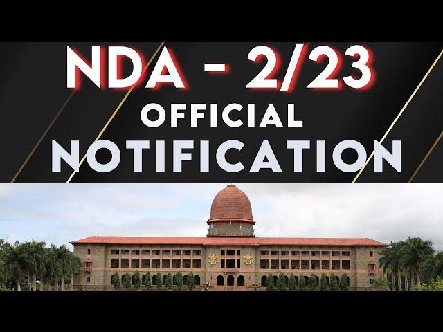 NDA 2 2023 OFFICIAL NOTIFICATION | FULL EXPLANATION | TAMIL