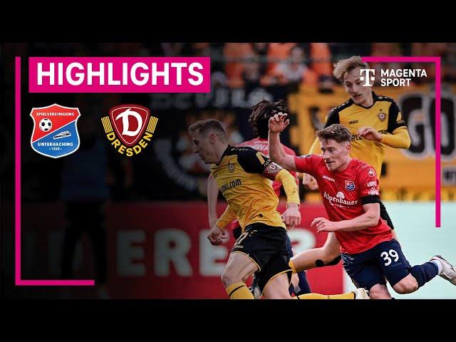 SpVgg Unterhaching - Dynamo Dresden | Highlights 3. Liga | MAGENTA SPORT