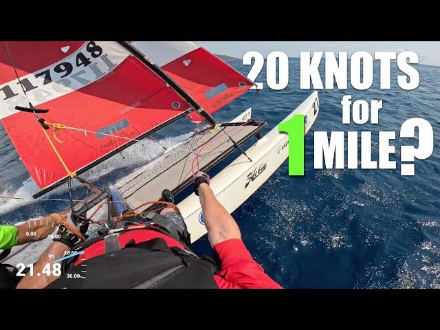 Hobie 16  20 knots for 1 Mile Challenge