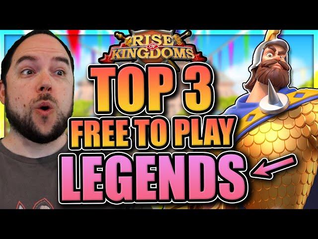 Top 3 F2P Legendary Commanders [end-game viable] Rise of Kingdoms