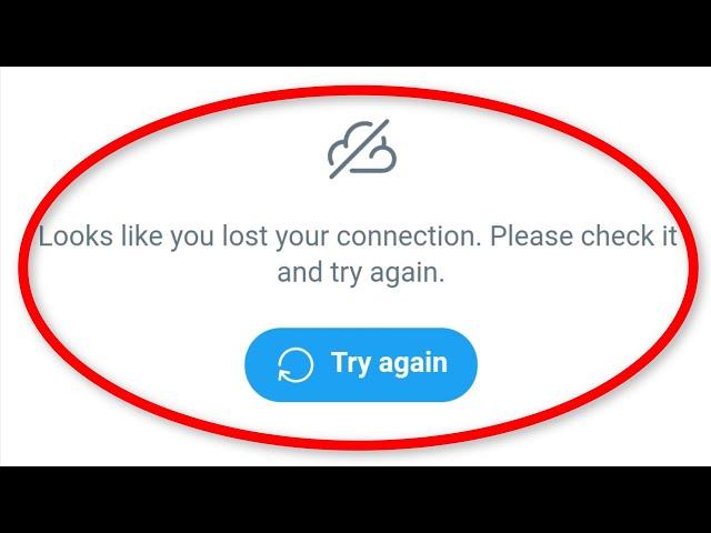 How To Fix Twitter Lite - Looks Like You Lost Your Connection.  Please Check It . Android & Ios