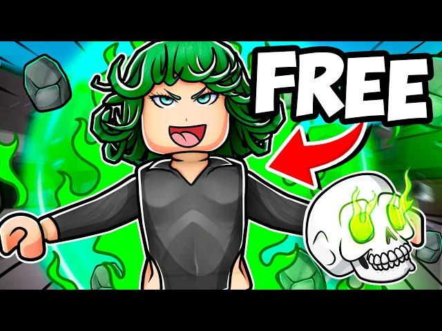 Using FREE TATSUMAKI for The FIRST TIME in The Strongest Battlegrounds.. (UPDATE)