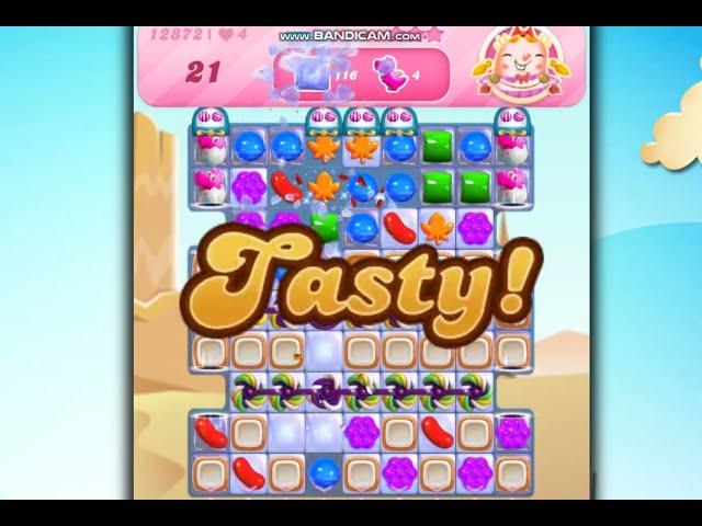 Candy Crush Saga Level 12872 - 23 Moves  NO BOOSTERS