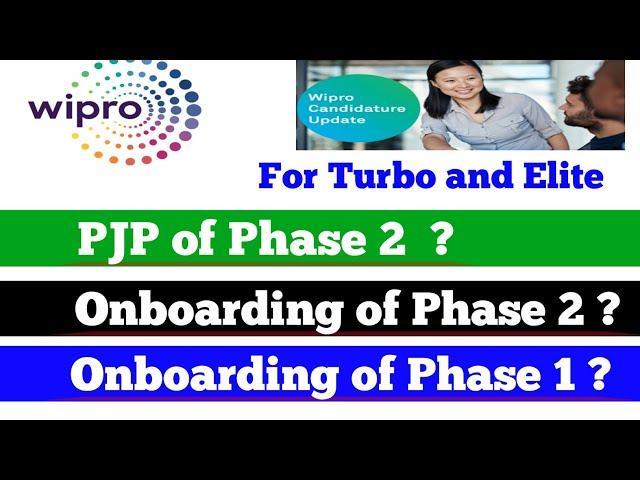 wipro onboarding update , pjp  phase  1 & phase 2 | wipro 2022