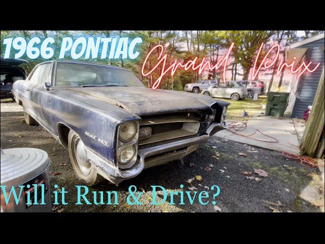 1966 Pontiac Grand Prix ABANDONED for 8 years. Will it RUN and DRIVE home?