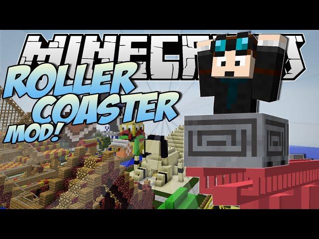 Minecraft | ROLLERCOASTER MOD! (Become a Rollercoaster Tycoon!) | Mod Showcase