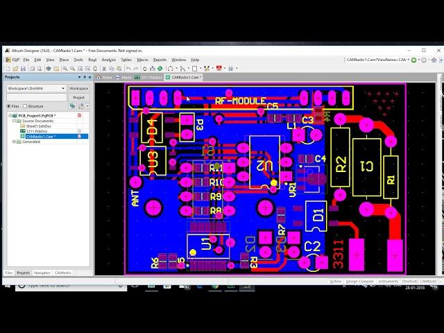 Altium Designer16 gerber file