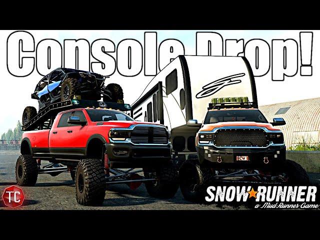 SnowRunner: YETI 5500 CONSOLE DROP! ALL NEW FEATURES, TRAILERS, SIZE, INSTALL, & MORE!