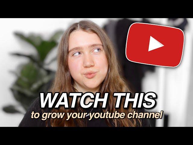 WATCH THIS IF YOU WANT TO GROW YOUR YOUTUBE CHANNEL IN 2020!