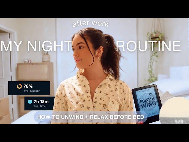 MY NIGHT ROUTINE AFTER WORK   how to reset + relax after work | my 5-9 routine