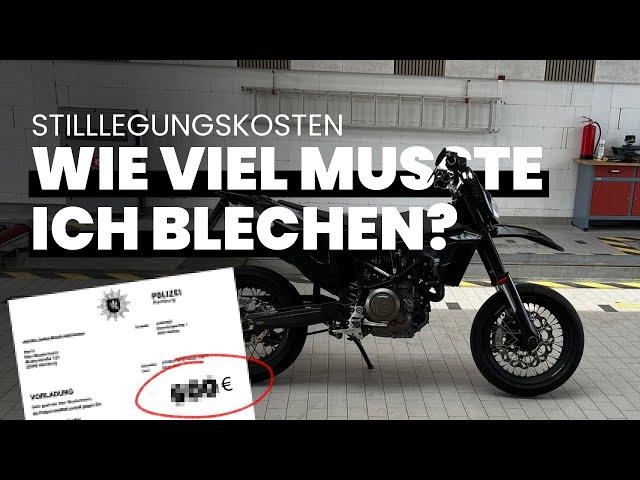 Das hat mich die Stilllegung durch die Polizei gekostet… - Husqvarna 701 Supermoto