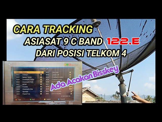 Cara tracking asiasat 9 c band dari posisi telkom 4 di parabola 7 feet terbaru 2023