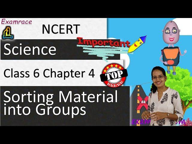 NCERT Class 6 Science Chapter 4: Sorting Material into Groups (NSO/NSTSE) doorsteptutor.com