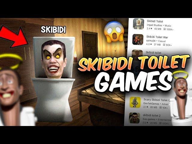 Trying SKIBIDI TOILET Games !!!