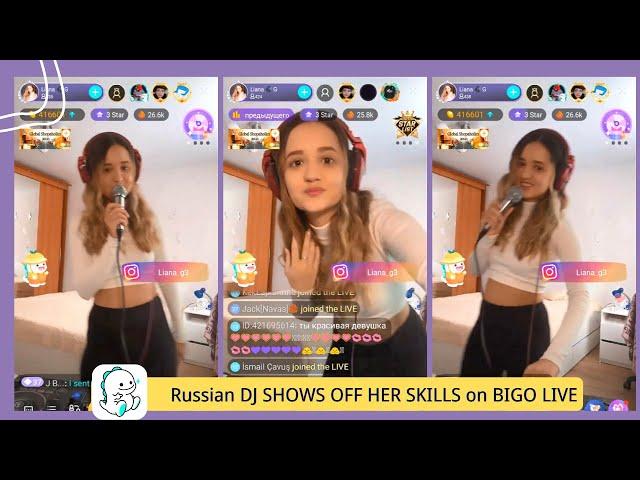 Russian DJ SHOWS OFF HER SKILLS on BIGO LIVE | DJ 2021