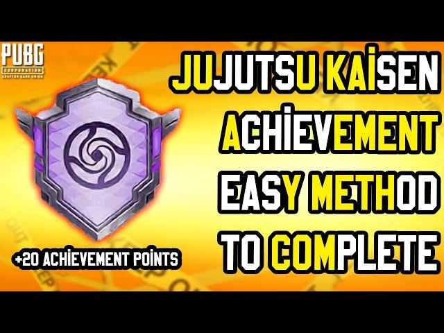 How To Complete "Jujutsu Kaisen" Achievement in PUBG And BGMI | New Achievement in PUBG/BGMI