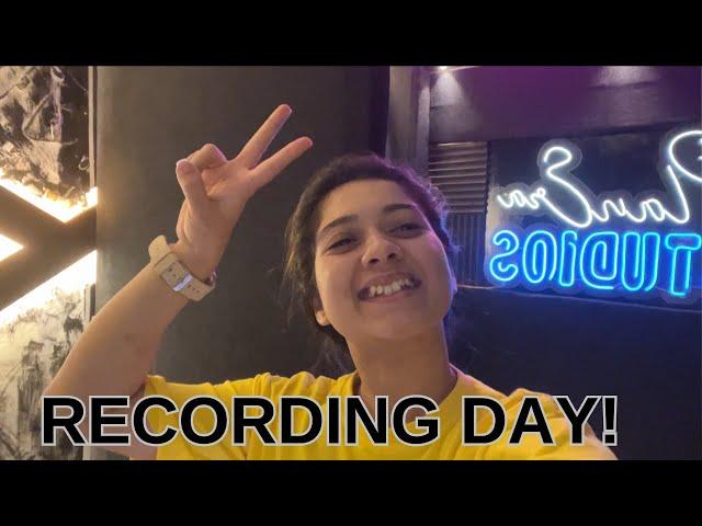 Durga Pujor Gaan - Recording Day At The Studio  |Simran Ferwani Vlogs