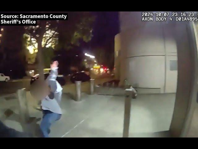 Sacramento County Sheriff's deputy shoves woman - Full bodycam video