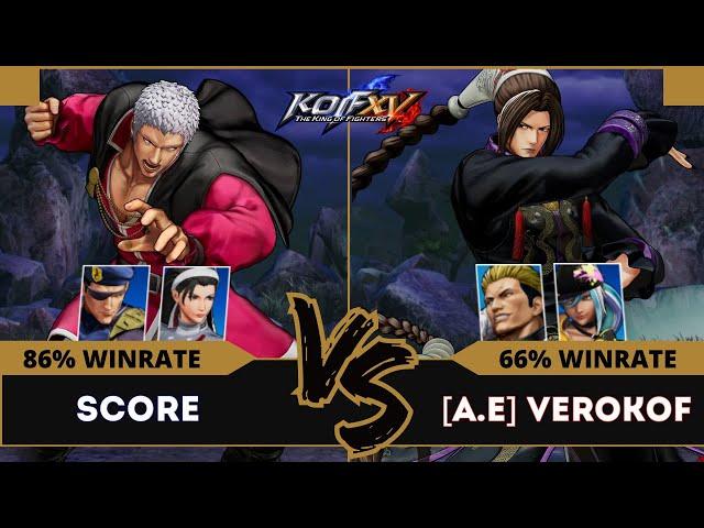 KOFXV⭐SCORE (O.Yashiro/Chizuru/Heidern) vs A.E VEROKOF (Duo Lon/Yamazaki/Isla)⭐Ranked Match - 07/03