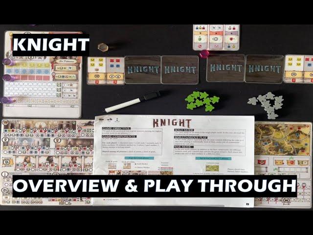 Knight Board Game PNP Overview and Solo Play Through