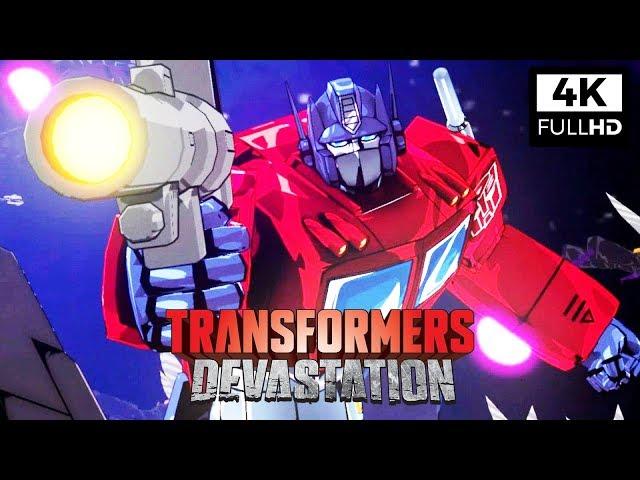 TRANSFORMERS: DEVASTATION All Cutscenes (Full Game Movie) 4K 60FPS Ultra HD