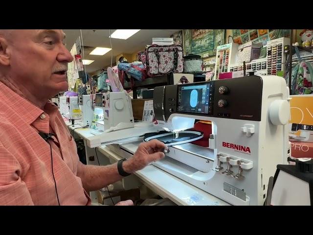 Basting or placement stitch skipping not sewing Bernina Jeff how to fix embroidery techniques DIY