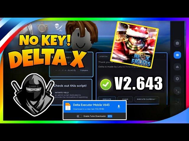 ROBLOX DELTA EXECUTOR NEW UPDATE V643  DELTA ATUALIZADO & SCRIPT BLOX FRUIT MOBILE | DELTA DOWNLOAD